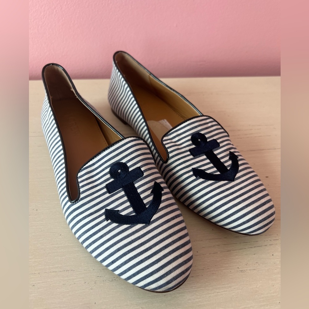 Jcrew slip ons.